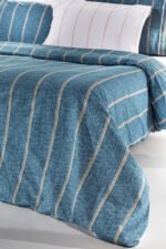 Σετ Παπλωματοθήκη Υπέρδιπλη 225×245 Guy Laroche Beverly Denim - Image 2