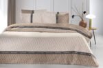 Σετ Παπλωματοθήκη Υπέρδιπλη 225×245 Guy Laroche Status Beige
