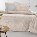 Σετ Φανελένια Παπλωματοθήκη Υπέρδιπλη 225×245 Guy Laroche Beaver Almond