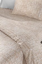Σετ Φανελένια Παπλωματοθήκη Υπέρδιπλη 225×245 Guy Laroche Beaver Almond - Image 5