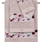 Σετ Πετσέτες 3 Τεμαχίων Guy Laroche Carmel Melanze-Pudra