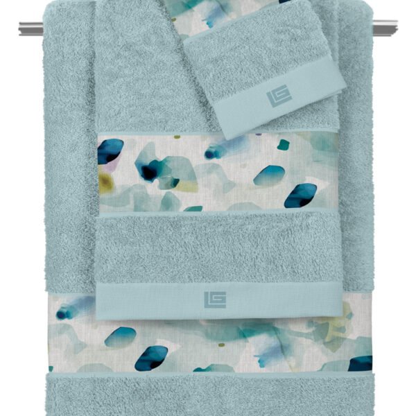 Σετ Πετσέτες 3 Τεμαχίων Guy Laroche Carmel Mint-Raf