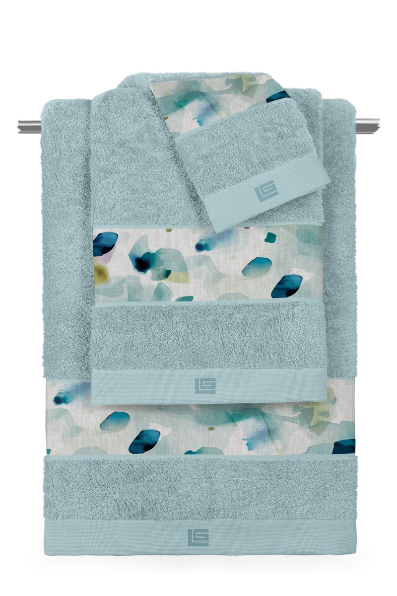 1122030225007 Σετ Πετσέτες 3 Τεμαχίων Guy Laroche Carmel Mint-Raf - Image 1