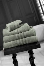 Πετσέτα χεριών 30×50 Guy Laroche Bonus Khaki - Image 2