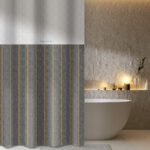 Κουρτίνα Μπάνιου 180×185 Αδιάβροχη Guy Laroche Beverly Anthracite