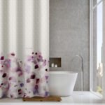 Κουρτίνα Μπάνιου 180×185 Αδιάβροχη Guy Laroche Carmel Melanze