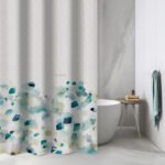 Κουρτίνα Μπάνιου 180×185 Αδιάβροχη Guy Laroche Carmel Mint