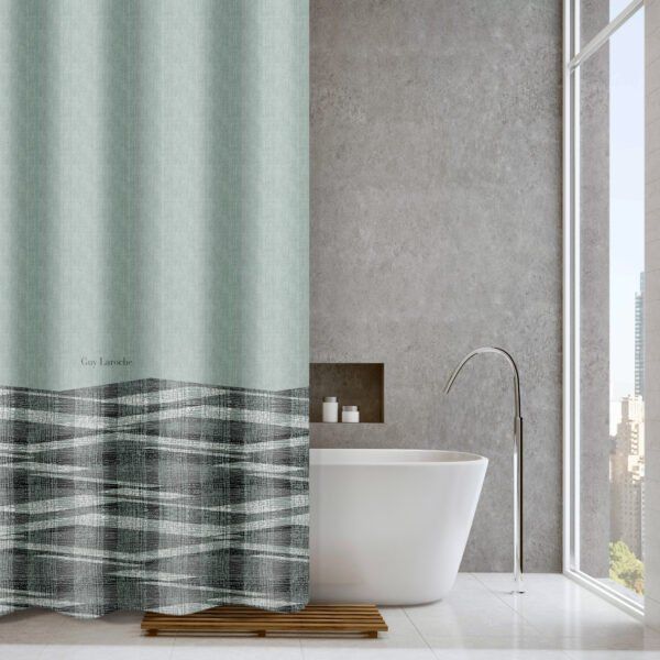Κουρτίνα Μπάνιου 240×185 Αδιάβροχη Guy Laroche Active Mint