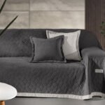 Σετ Ριχτάρι Πολυθρόνας 170×150 & Μαξιλαροθήκη 42×42+3 Guy Laroche Avalon Carbon