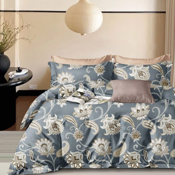 Beauty Home Σετ πάπλωμα υπέρδιπλο Art 12279 Athina 220x240 Γκρι