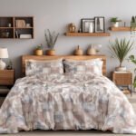 Beauty Home Σετ σεντόνια φανελένια μονά με λάστιχο Renoir Art 12338 105x200+32 Μπεζ