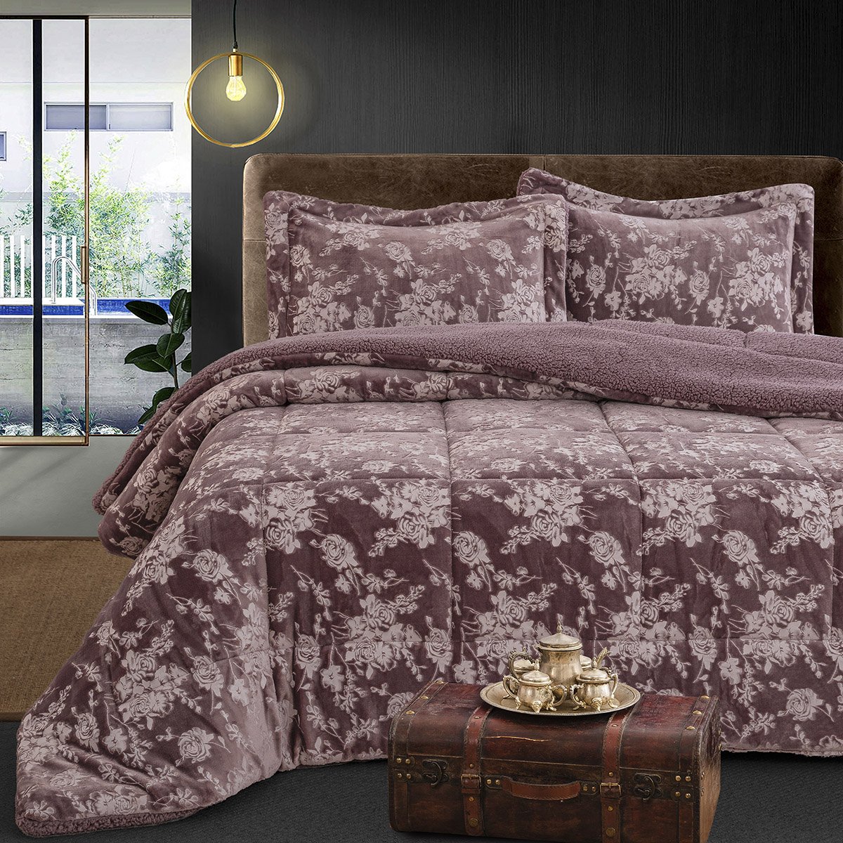 12671 Beauty Home Κουβερτοπάπλωμα king size Art 12671 240x260 Σάπιο μήλο - Image 1