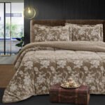 Beauty Home Κουβερτοπάπλωμα υπέρδιπλο Art 12672 220x240 Μπεζ