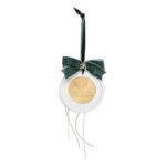 Beauty Home ΚΡΕΜΑΣΤΟ ΣΤΡΟΓΓΥΛΟ ΚΕΡΑΜΙΚΟ ME PLEXI MERRY CHRISTMAS ΠΡΑΣΙΝΟ