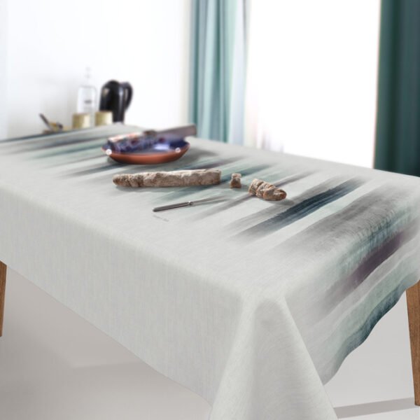 Αλέκιαστο Τραπεζομάντηλο 145×145 Saint Clair 1048 Petrol