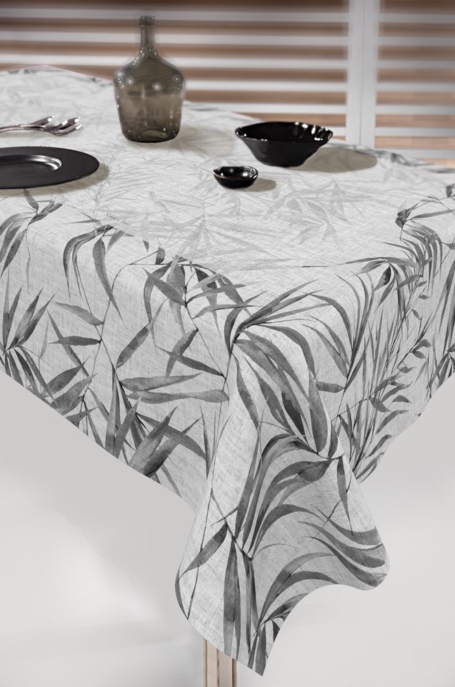 1719030124014 Αλέκιαστο Τραπεζομάντηλο 145×145 Saint Clair 1049 Grey - Image 1