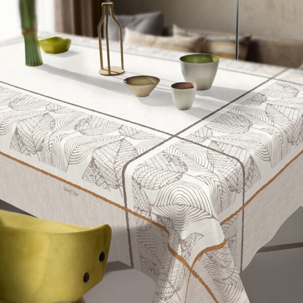 Αλέκιαστο Τραπεζομάντηλο 145×180 Saint Clair 1046 Natural