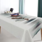 Αλέκιαστο Τραπεζομάντηλο 145×180 Saint Clair 1048 Petrol