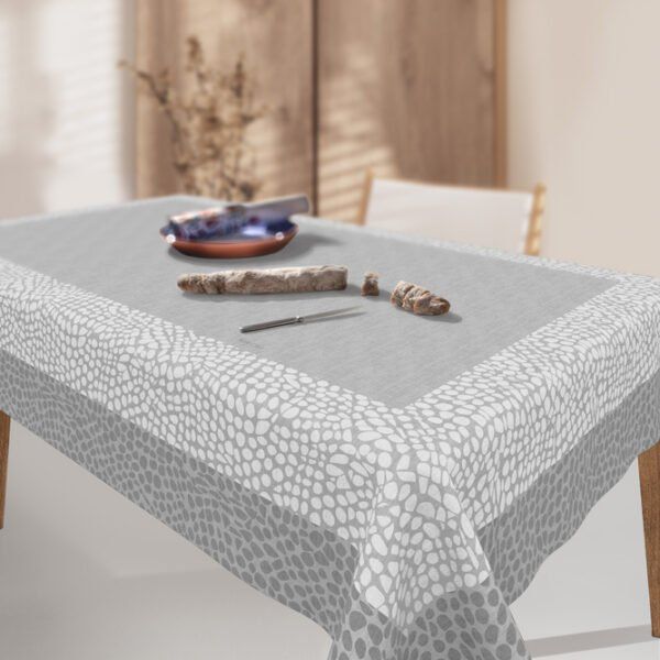 Αλέκιαστο Τραπεζομάντηλο 145×220 Saint Clair 1047 Silver