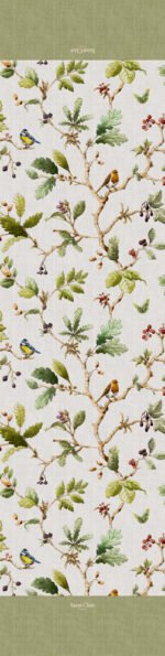 Runner Δυο Όψεων 40×160 Saint Clair 2050 Olive - Image 2