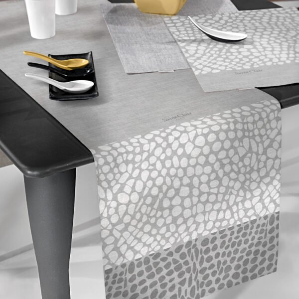 Runner Δυο Όψεων 40×160 Saint Clair 2052 Silver