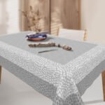 Αλέκιαστο Τραπεζομάντηλο 145×260 Saint Clair 1047 Silver