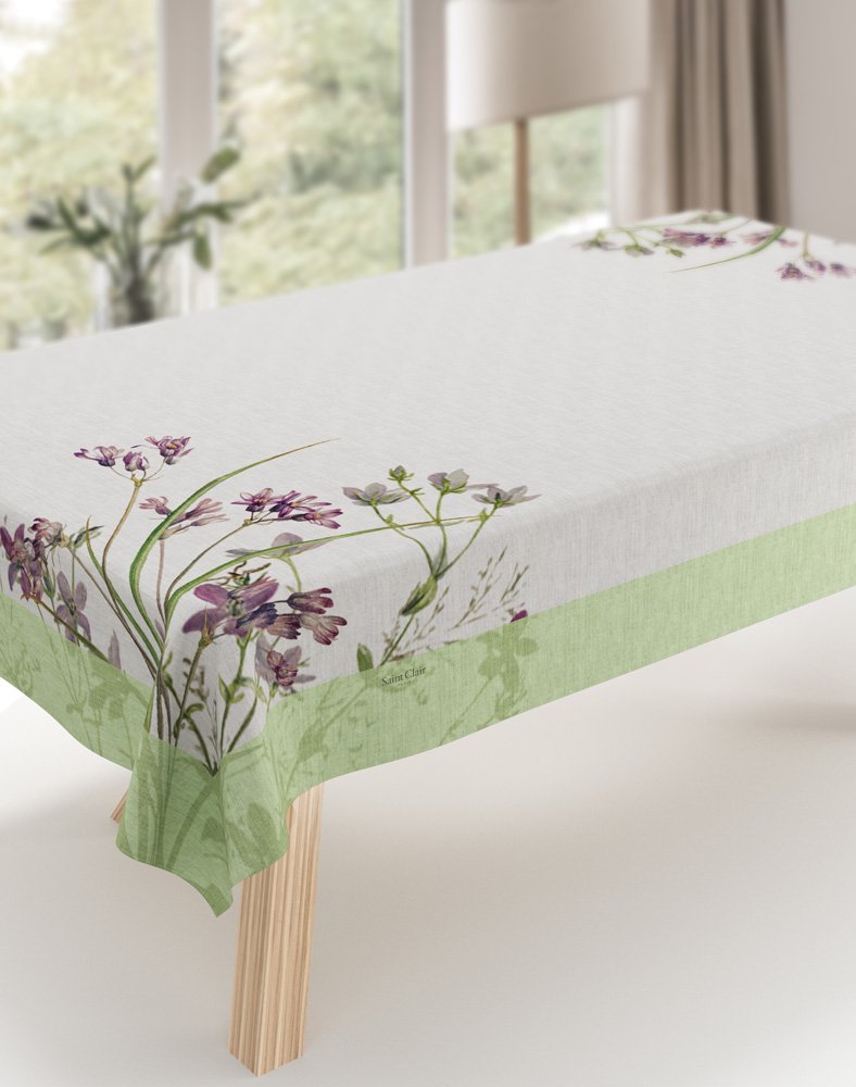 1719030125068 Αλέκιαστο Τραπεζομάντηλο 145×260 Saint Clair 18 Green - Image 1