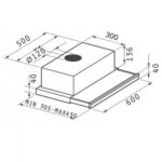 ΑΠΟΡΡΟΦΗΤΗΡΑΣ ΣΥΡΟΜΕΝΟΣ MAIDTEC BY PYRAMIS 60EK ΙΝΟΧ 7012ΜΤ (065006902) - Image 3