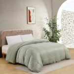 ΠΑΠΛΩΜΑΤΟΘΗΚΗ ΥΠΕΡΔΙΠΛΗ SHELBY SOFT OLIVE (225X245) MELINEN FLEECE