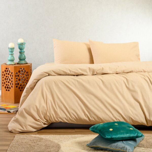 ΠΑΠΛΩΜΑΤΟΘΗΚΗ ΦΑΝΕΛΕΝΙΑ ΥΠΕΡΔΙΠΛΗ OWEN BEIGE (225X245) MELINEN