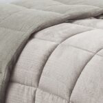 ΚΟΥΒΕΡΤΟΠΑΠΛΩΜΑ ΥΠΕΡΔΙΠΛΟ SHELBY GREIGE (220X240) MELINEN - Image 2