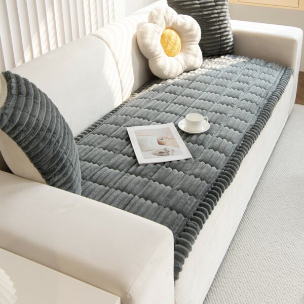 ΑΝΩΣΤΡΩΜΑ ΚΑΝΑΠΕ ASPEN DARK GREY (70X210) MELINEN