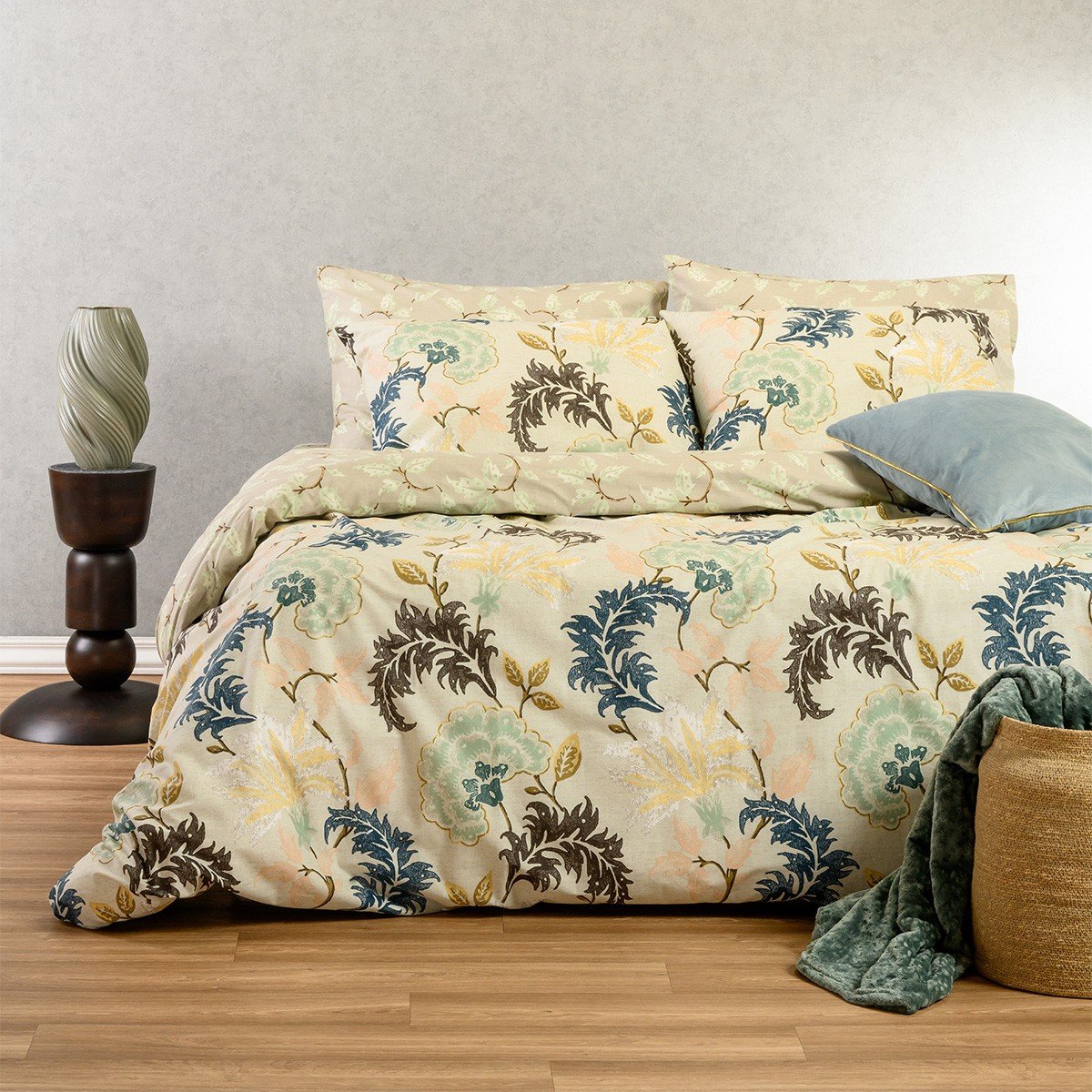 20423 ΣΕΤ ΣΕΝΤΟΝΙΑ ΜΟΝΑ (Λ) ALESSANDRO BLUE ULTRA LINE (100Χ200+32) MELINEN - Image 1