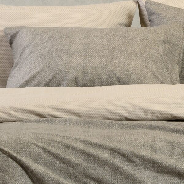 ΣΕΤ ΜΑΞΙΛΑΡΟΘΗΚΕΣ (Π) LUCA GREY ULTRA LINE (50X70) MELINEN