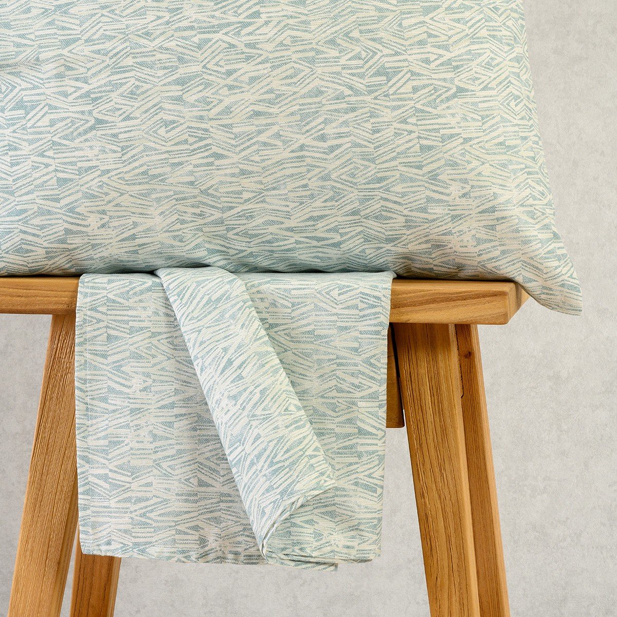 20747 ΣΕΝΤΟΝΙ (ΣΕΤ 2 ΤΕΜ.) 120Χ200+32 RAFAELO PETROL CASUAL LINE MINI MELINEN - Image 1