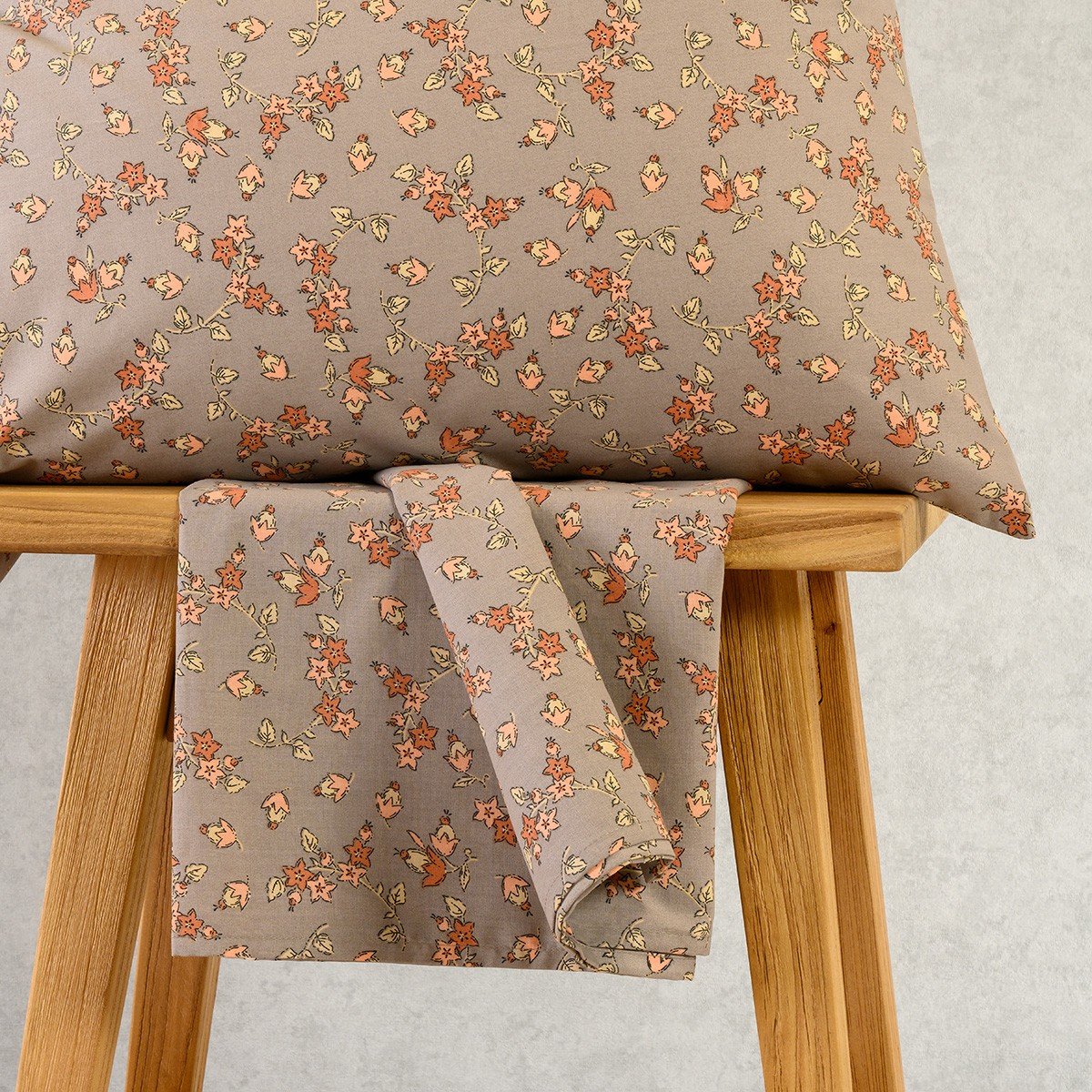 20763 ΣΕΝΤΟΝΙ (ΣΕΤ 2 ΤΕΜ.) 120Χ200+32 CESARE APRICOT CASUAL LINE MINI MELINEN - Image 1