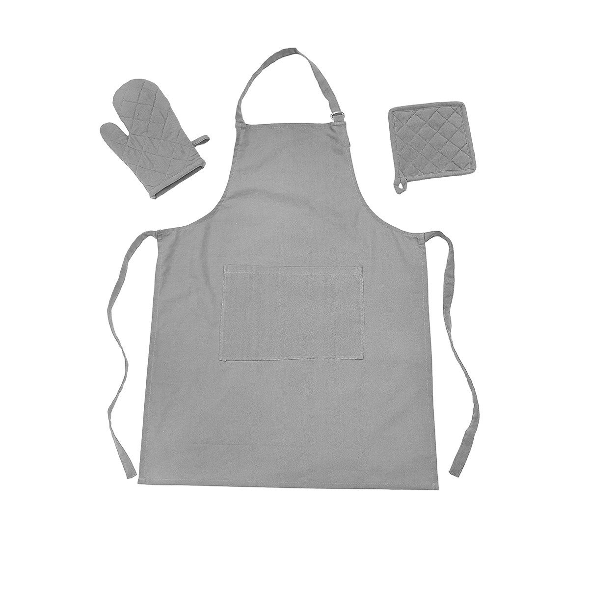 20782 ΣΕΤ 3 ΤΕΜ. ΠΟΔΙΑ, ΠΙΑΣΤΡΑ & ΓΑΝΤΙ ZOE LIGHT GREY MELINEN - Image 1