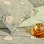 ΣΕΤ ΣΕΝΤΟΝΙΑ ΥΠΕΡΔΙΠΛΑ (Λ) GIANNA GREY/AQUA CASUAL LINE (160Χ200+32) MELINEN - Image 2