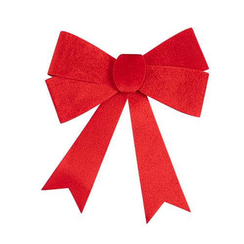 209a93b4-a505-4590-8e23-b91409176dcc Beauty Home Βελούδινος Κόκκινος Φιόγκος με Γκλίτερ 30 x 37 cm - Image 1