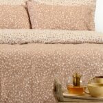 ΣΕΤ ΣΕΝΤΟΝΙΑ KING SIZE (Λ) LEO MOCCA CASUAL LINE (180Χ200+32) MELINEN - Image 2