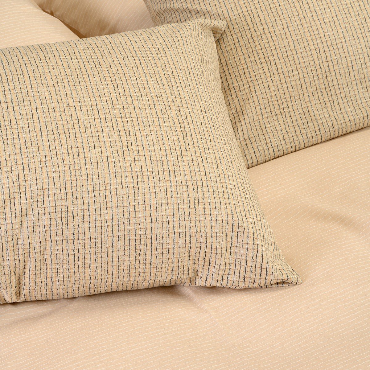 21173 ΣΕΤ ΜΑΞΙΛΑΡΟΘΗΚΕΣ (Π) DAVIDE BEIGE CASUAL LINE (50X70) MELINEN - Image 1