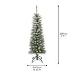 Beauty Home ΧΡΙΣΤΟΥΓΕΝΝΙΑΤΙΚΟ ΔΕΝΤΡΟ SLIM 45 x 150 cm - Image 4