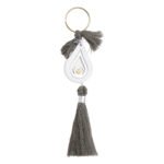 Beauty Home ΚΡΕΜΑΣΤΟ ΚΕΡΑΜΙΚΟ ΔΑΚΡΥ ΜΕ PLEXI GLASS MATI ΑΣΗΜΙ ΠΡΑΣΙΝΟ ΕΥΚΑΛΥΠΤΟΥ