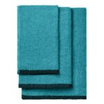 Beauty Home Σετ πετσέτες Art 3456 Σετ 3τμχ Πετρόλ