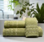 Beauty Home Σετ πετσέτες Art 3466 Σετ 3τμχ Πράσινο
