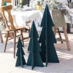 Beauty Home Διακοσμητικό Δέντρο 3D από Τσόχα, Πράσινο  Ø17 x 40 cm - Image 3