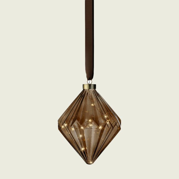 Beauty Home ΦΑΝΑΡΙ ΕΣΩΤΕΡΙΚΟΥ ΧΩΡΟΥ ΔΙΑΜΑΝΤΙ 16 CM ΜΕ LED