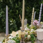 Beauty Home 2 Κεριά Απαλό Κίτρινο Ø2,2 x 25 cm - Image 2