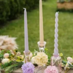 Beauty Home 2 Κεριά Απαλό Κίτρινο Ø2,2 x 25 cm - Image 3