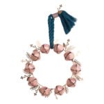 Beauty Home ΚΡΕΜΑΣΤΟ ΣΤΕΦΑΝΙ ΜΕ ΚΟΥΔΟΥΝΑΚΙΑ Φ19 ΠΕΤΡΟΛ